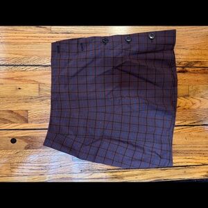 Plaid Mini Skirt - Aritzia